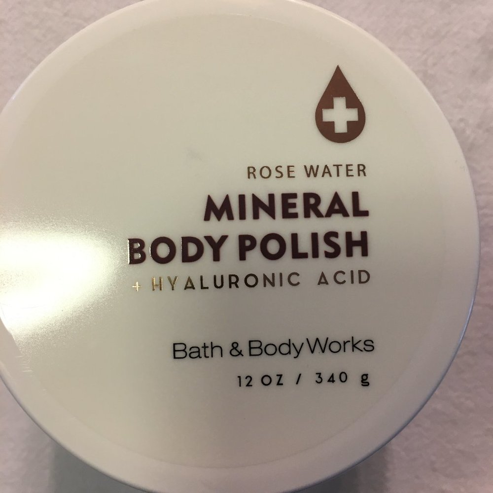 BATH & BODY WORKS ROSE WATER MINERAL BODY POLISH